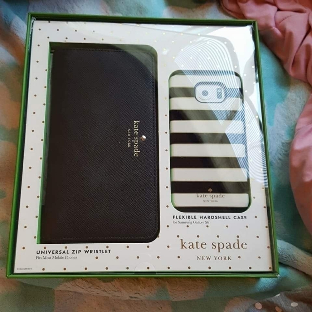 Black kate spade wallet with phone case. Nwt - Picture 1 of 5